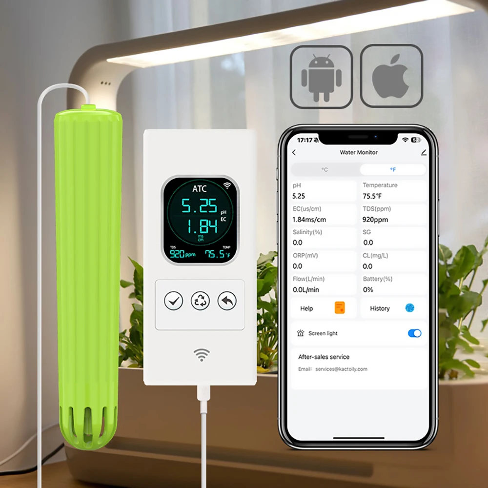 Kactoily 4-in-1 WiFi Sensor Ur - Urban Farming Urban Gardening のレビューと価格