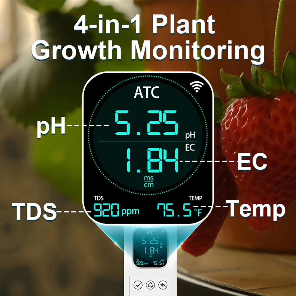 Kactoily 4-in-1 WiFi Sensor Ur - Urban Farming Urban Gardening のレビューと価格