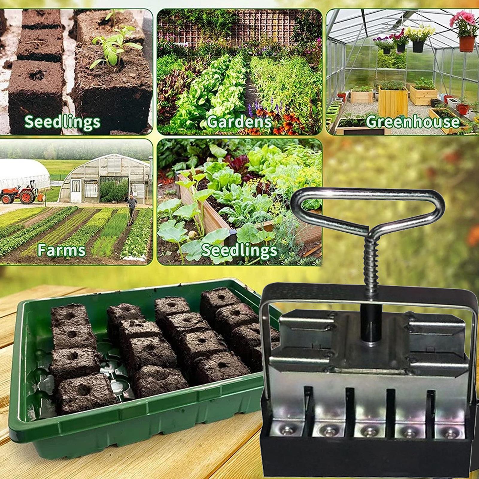 Soil Blocker Comfortable Handl - Urban Farming Urban Gardening のレビューと価格