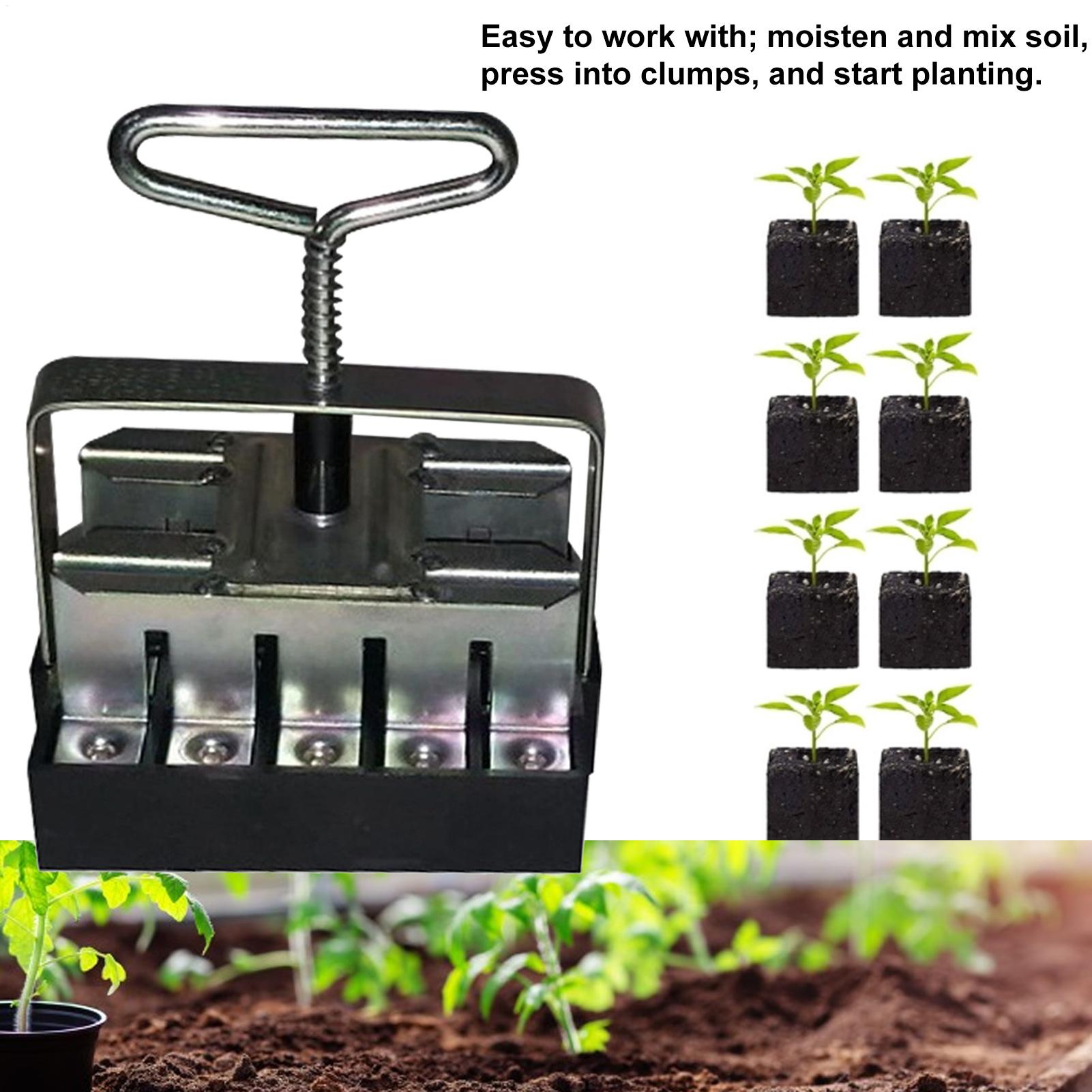 Soil Blocker Comfortable Handl - Urban Farming Urban Gardening のレビューと価格